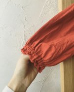 画像4: MARCHE' DE SOEUR/くしゅリボンプルオーバー・朱赤 (4)