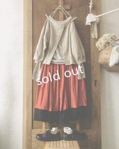 画像6: MARCHE' DE SOEUR/ポケットスカート・朱赤