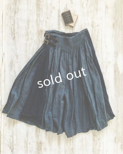 画像6: HALLELUJAH/Kilt Stripe キルトスカート・indigo navy