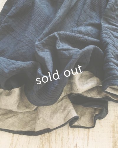 画像7: HALLELUJAH/Robe de femme de chambre no.4 小間使いローブ・navy stripe