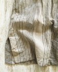画像8: HALLELUJAH／1890's Bourgeron　1890年代　羊飼いシャツワンピース・grey stripe