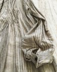 画像4: HALLELUJAH／1890's Bourgeron　1890年代　羊飼いシャツワンピース・grey stripe