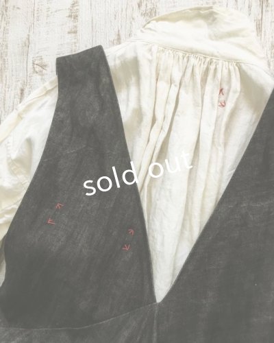 画像6: HALLELUJAH/Robe de femme de chambre no.4 小間使いローブ・墨染dark charcoal