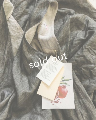 画像7: HALLELUJAH/Robe de femme de chambre no.4 小間使いローブ・墨染charcoal