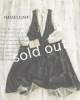 HALLELUJAH／Robe de femme de chambre no.4 小間使いローブ・墨染dark　charcoal