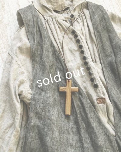 画像3: HALLELUJAH/Robe de femme de chambre no.4 小間使いローブ・墨染charcoal