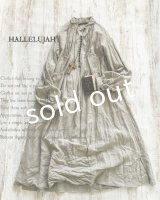 HALLELUJAH／1890's Bourgeron　1890年代　羊飼いシャツワンピース・flax
