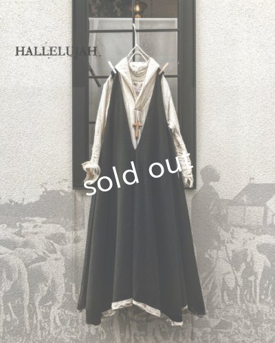 画像8: HALLELUJAH/Robe de femme de chambre no.4 小間使いローブ・墨染dark charcoal