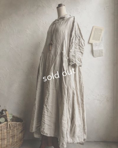 画像2: HALLELUJAH／Robe de Berger 羊飼いのローブ・grey stripe