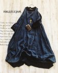 画像1: HALLELUJAH／Robe de Berger 羊飼いのローブ・navy stripe (1)