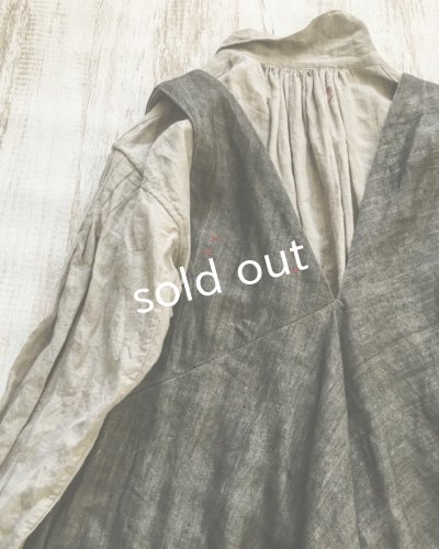 画像5: HALLELUJAH/Robe de femme de chambre no.4 小間使いローブ・墨染charcoal