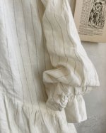 画像5: MARCHE' DE SOEUR／アンのフリル襟ワンピースfrom armoire・オフストライプ (5)