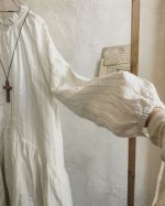 画像8: MARCHE' DE SOEUR／アンのフリル襟ワンピースfrom armoire・オフストライプ (8)