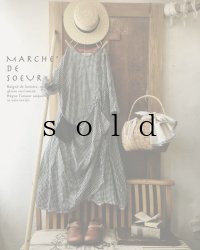 MARCHE' DE SOEUR/アレンジエプロンワンピース・ギンガムチェック