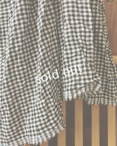 画像7: MARCHE' DE SOEUR/ワンショルダーワンピース・ブラックギンガム