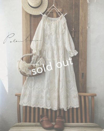 画像10: pollenbienco／十字架とアンティークレースのバスケット