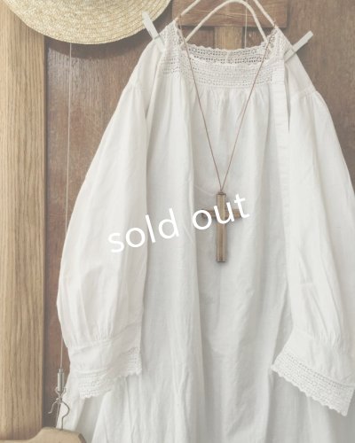 画像8: antique／1900's?刺繍レースワンピース