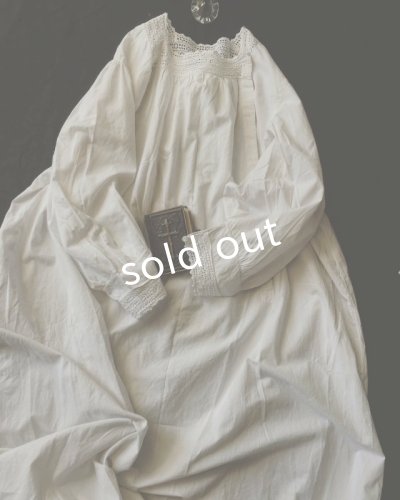 画像4: antique／1900's?刺繍レースワンピース