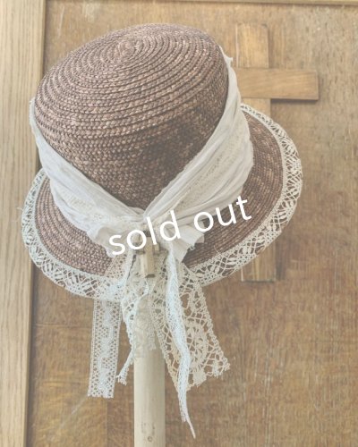 画像3: pollenbienco/アンティークレースのキャノチェ・ブラウン