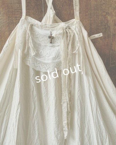 画像4: pollenbienco/アンティークレースの吊りスカート