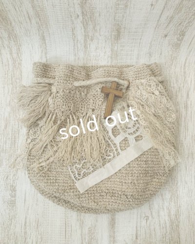 画像7: pollenbienco/アンティークレースフリンジバッグ