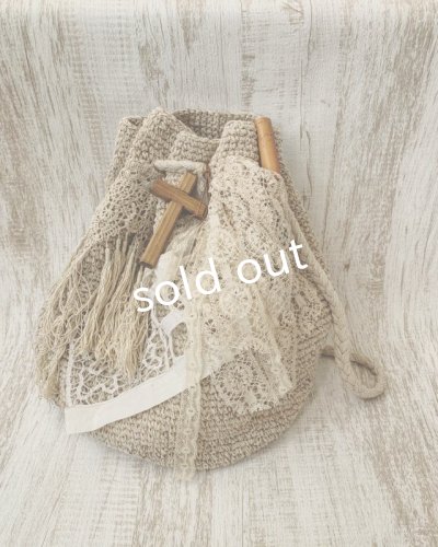 画像4: pollenbienco/アンティークレースフリンジバッグ