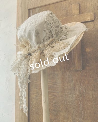 画像4: pollenbienco/アンティークレースのキャノチェ・フリル