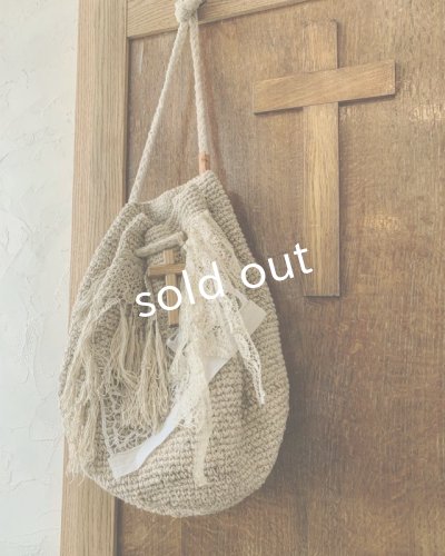 画像9: pollenbienco/アンティークレースフリンジバッグ