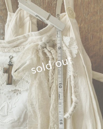 画像13: pollenbienco/アンティークレースの吊りスカート
