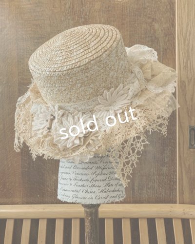 画像3: pollenbienco/アンティークレースのキャノチェ