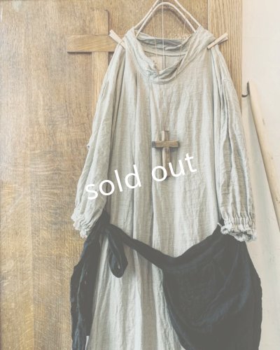 画像7: MARCHE' DE SOEUR／種蒔きBag付きワンピース ・生成り