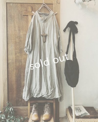 画像14: 再入荷MARCHE' DE SOEUR／種蒔きBag付きワンピース ・インディゴ