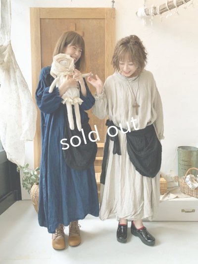 画像19: 再入荷MARCHE' DE SOEUR／種蒔きBag付きワンピース ・インディゴ