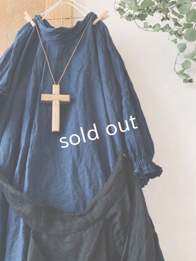 画像6: 再入荷MARCHE' DE SOEUR／種蒔きBag付きワンピース ・インディゴ