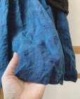 画像4: 【アウトレット】インディゴ染め・種蒔きBag付きスカート