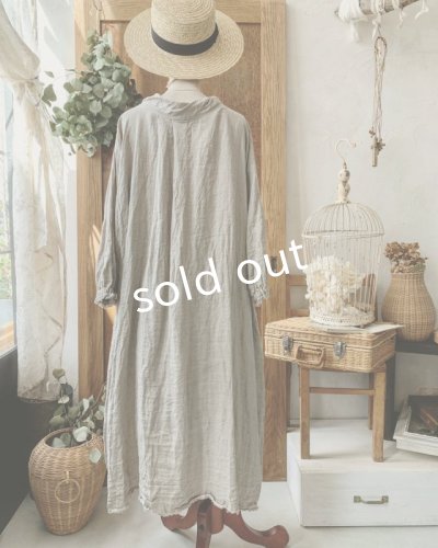 画像6: MARCHE' DE SOEUR／種蒔きBag付きワンピース ・生成り