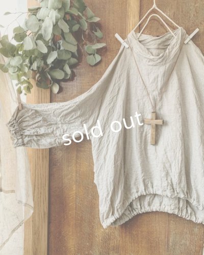 画像4: MARCHE' DE SOEUR/くしゅリボンプルオーバー・生成り