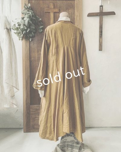 画像9: HALLELUJAH／Robe de femme de chambre 小間使いローブ（衿付）・mimosa