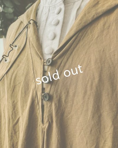 画像5: HALLELUJAH／Robe de femme de chambre 小間使いローブ（衿付）・mimosa