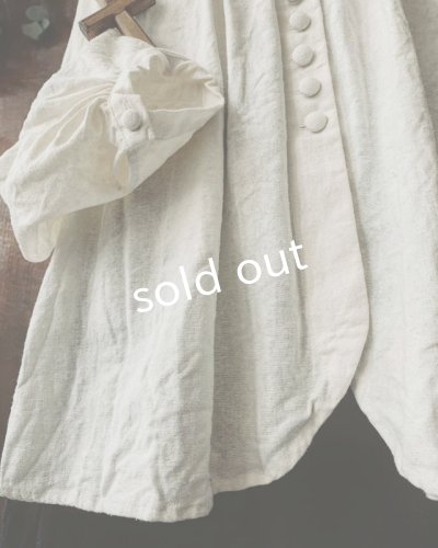 画像13: HALLELUJAH／Chemisier à plis d'époque プリーツシャツ・navy