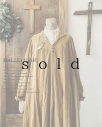 HALLELUJAH／Robe de femme de chambre 小間使いローブ（衿付）・mimosa