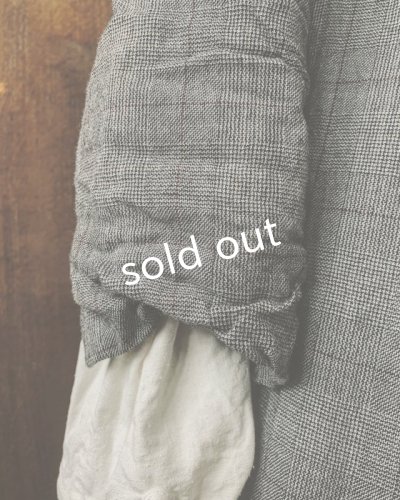 画像6: HALLELUJAH／Robe de femme de chambre 小間使いのローブ・グレンチェック