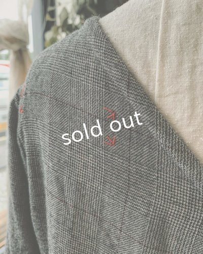 画像9: HALLELUJAH／Robe de femme de chambre 小間使いのローブ・グレンチェック