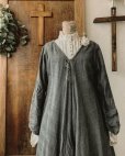 画像2: HALLELUJAH／Robe de femme de chambre 小間使いのローブ・グレンチェック (2)