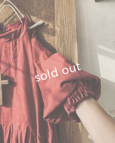 画像11: MARCHE' DE SOEUR/パフィースリーブワンピース・ジャムベリー