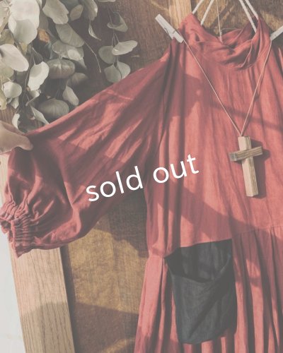 画像4: MARCHE' DE SOEUR/パフィースリーブワンピース・ジャムベリー