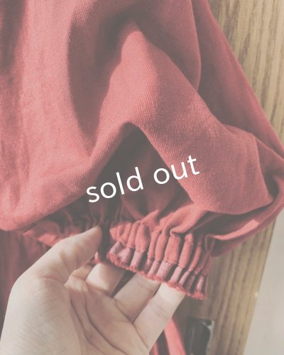 画像10: MARCHE' DE SOEUR/パフィースリーブワンピース・ジャムベリー