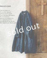 HALLELUJAH／1890's Bourgeron 1890年代 羊飼いシャツワンピース・indigo
