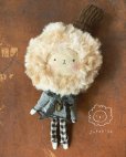 画像1: pollenbienco／スケキヨバッグチャーム・にっとぼう (1)
