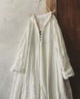 画像2: HALLELUJAH／Robe de femme de chambre 小間使いローブ衿付・off-white (2)